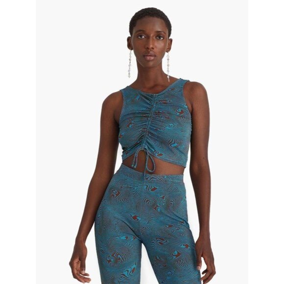 Paloma Wool Luca Top in Mosaic Blue - Picture 2 of 5